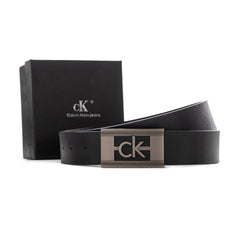 Calvin Klein Leather Belt For Men | Black
