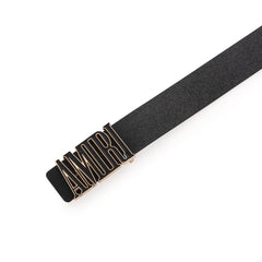 Amiri Logo Buckle Belt Men | Black
