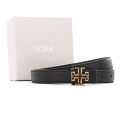 Tory Burch Women's Reversible Logo Belt | Black