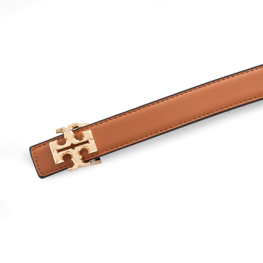Tory Burch Women's Reversible Logo Belt | Brown