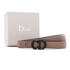 Dior logo-lettering Leather Belt | Khaki