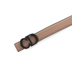 Dior logo-lettering Leather Belt | Khaki