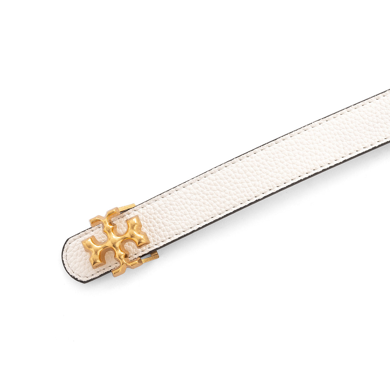 Tory Burch Eleanor leather belt | White