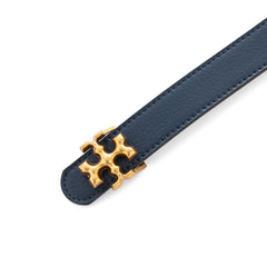 Tory Burch Eleanor leather belt | Dark Blue