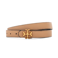 Tory Burch Eleanor leather belt | Beige/Gold