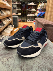 Armani Exchange Men's Retro Runner Sneaker - Navy & Red (Mirror)