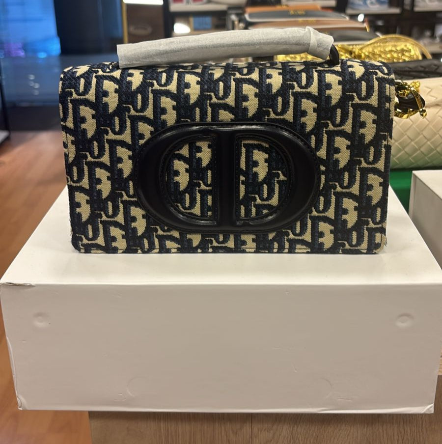 Mini Dior CD Signature Bag Oblique Jacquard (Mirror)