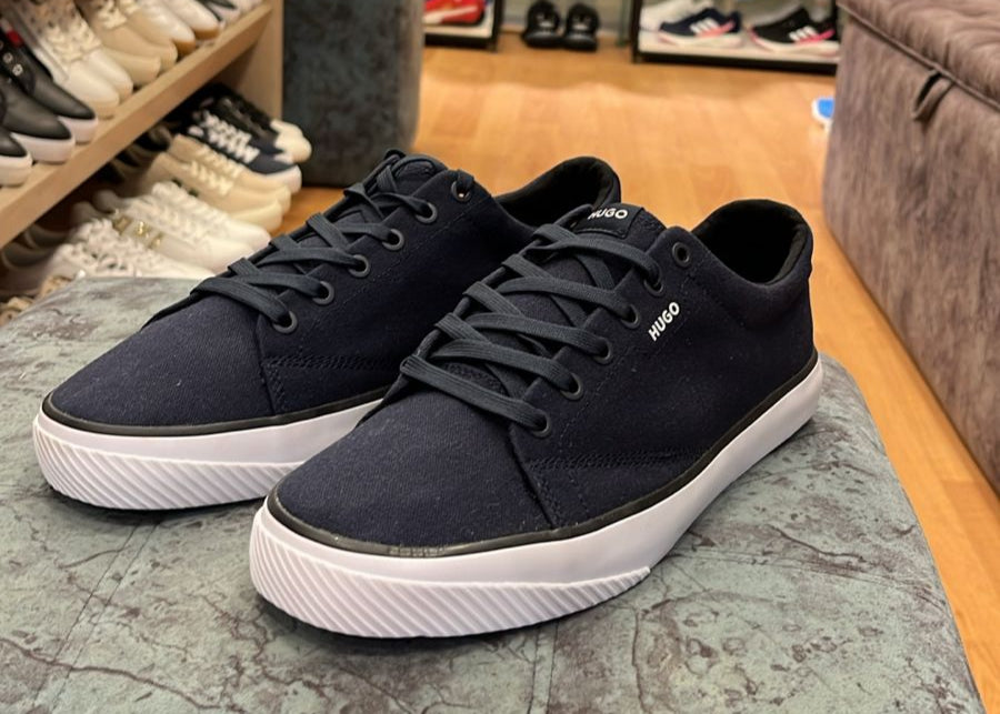HUGO Dyer Tenn CV trainers - Navy