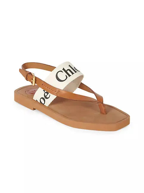 Chloé Woody Sandals White