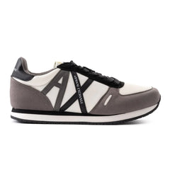 ARMANI EXCHANGE Logo Lace-Up XUX017 Sneakers - WHTGRY