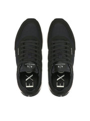 Armani Exchange Men's AX Logo Sneakers - Black (Mirror)