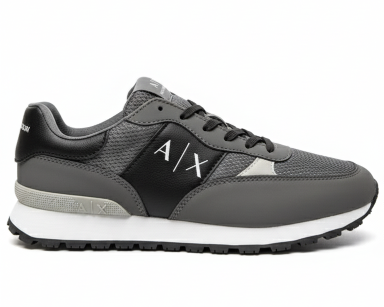 Tenis Armani Exchange AX Para Hombre - Grey (Mirror)