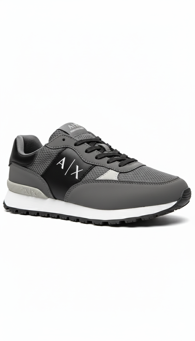 Tenis Armani Exchange AX Para Hombre - Grey (Mirror)