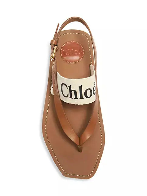 Chloé Woody Sandals White