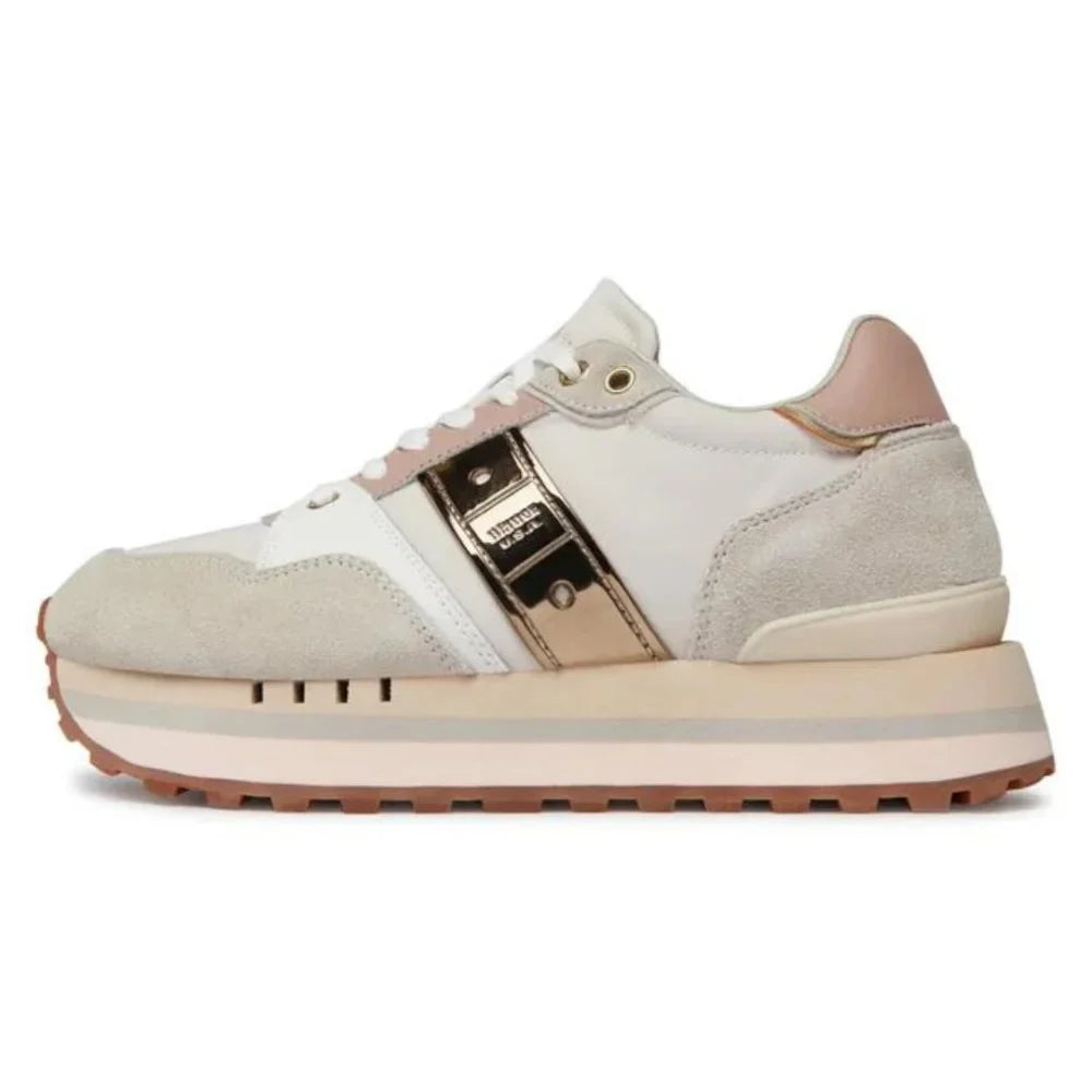 Blauer Daisy Trainer /White-gold