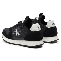 Calvin Klein Jeans Runner Sock Laceup Ny-Lth Wn YW0YW00840 - Black