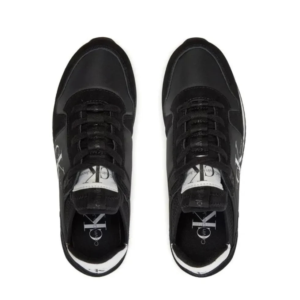 Calvin Klein Jeans Runner Sock Laceup Ny-Lth Wn YW0YW00840 - Black