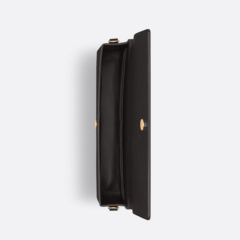 Mini Dior CD Signature Bag Calfskin - Black(Mirror)