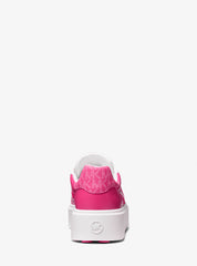 Michael Kors Romey Mixed-Media Platform Sneaker