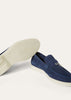 Loro Piana’s Summer Charms Walk Suede - Dark Blue