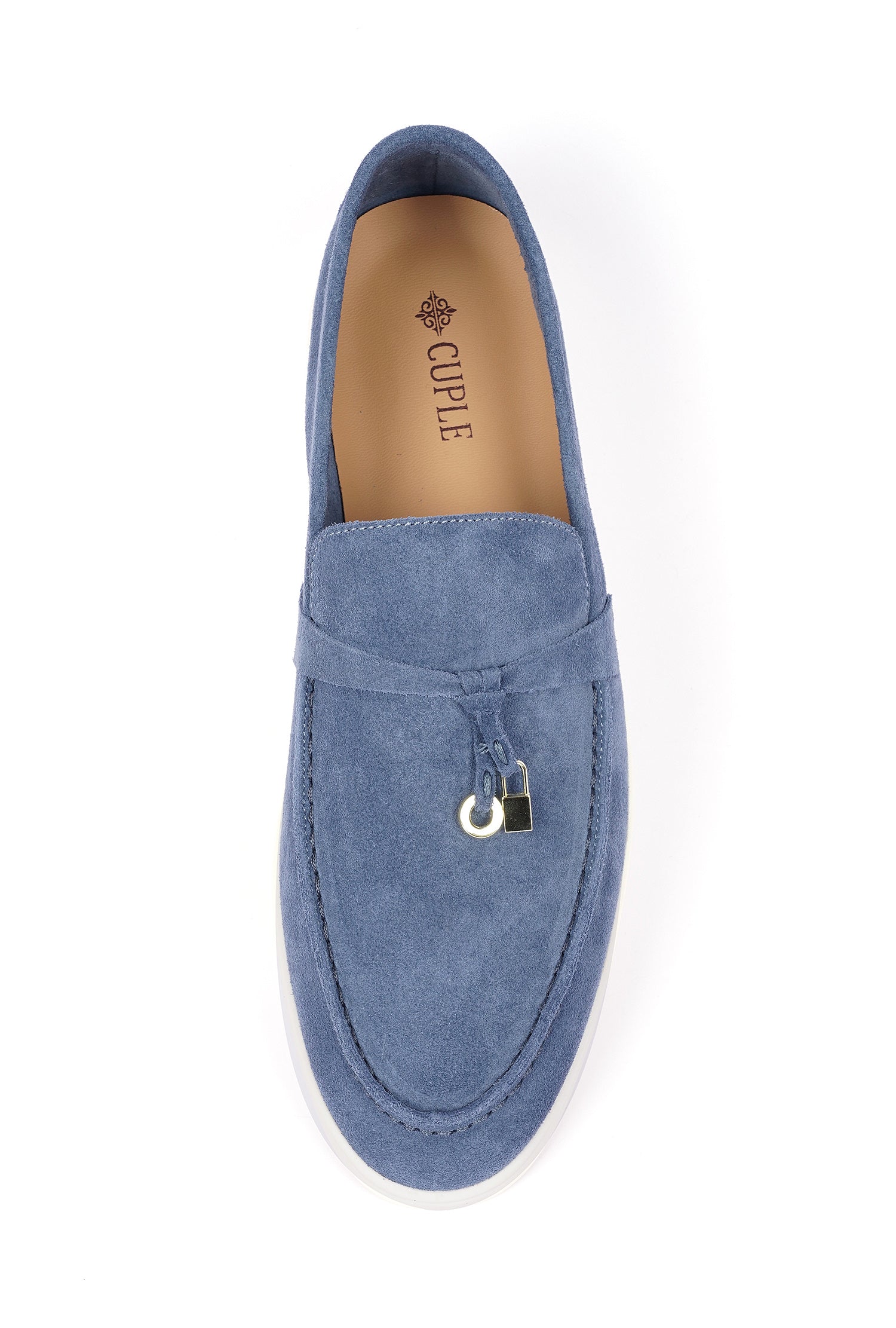 Loro Piana’s Summer Charms Walk Suede - Blue