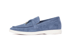 Loro Piana’s Summer Charms Walk Suede - Blue