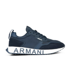 Armani Exchange-Men's-Sneaker - Navy (Mirror)