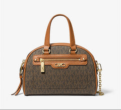 Michael Kors Williamsburg Extra-Small Logo Crossbody Bag - Brown (Mirror)