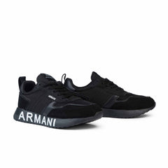 Armani Exchange-Men's-Sneaker - Black (Mirror)
