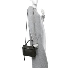 Balenciaga  Natural Smooth Calfskin Mini Rodeo Top Handle Handbag - Black