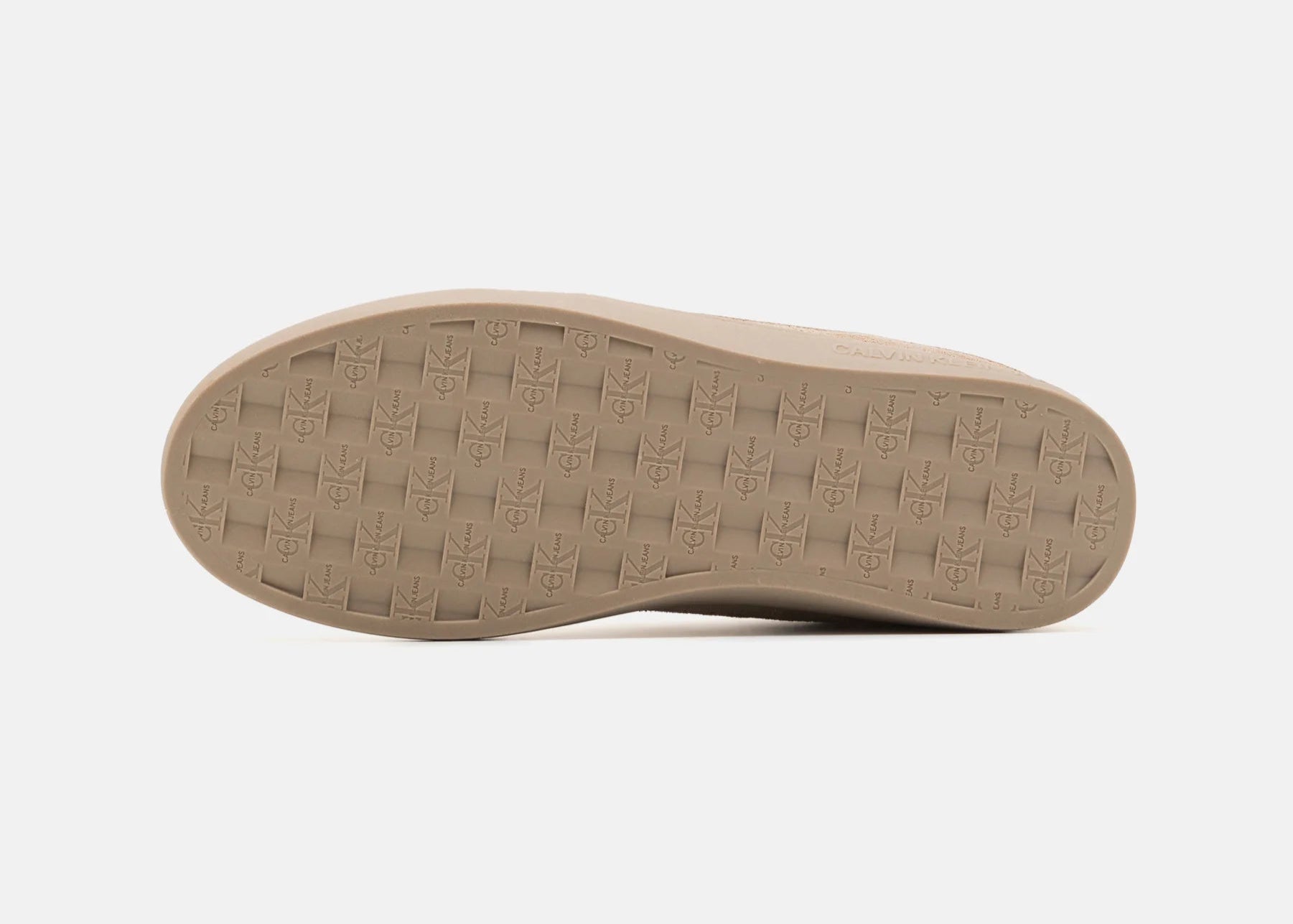 Calvin Klein Jeans Suede Cupsole Sneakers - Beige