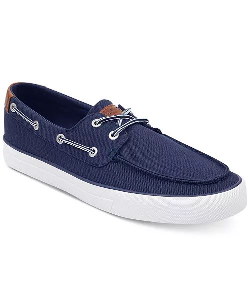 Tommy Hilfiger Men's Petes Boat Shoes -Navy