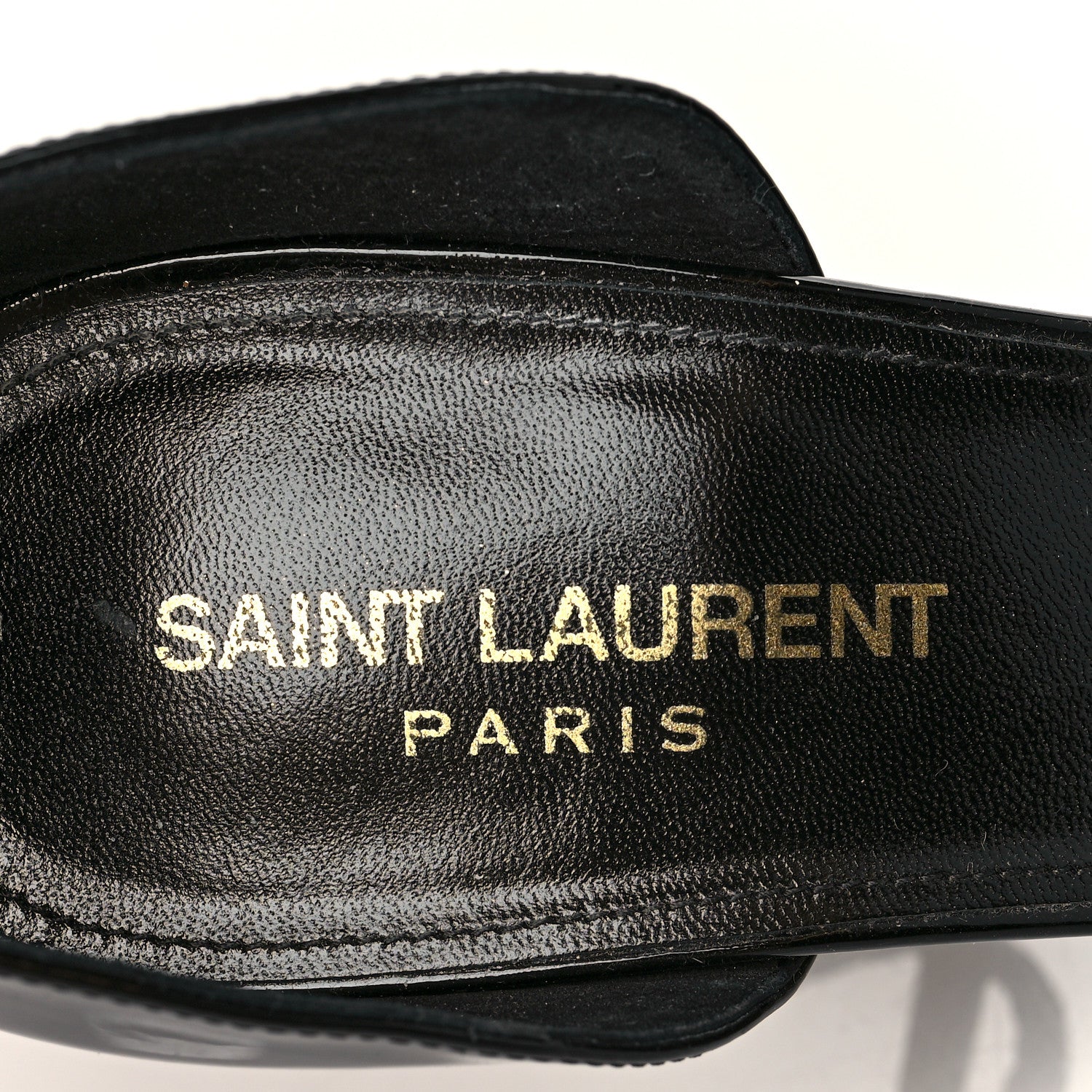 Saint Laurent  Vernice Chiffon Opyum 110 Ankle Strap Pumps Light Bronze
