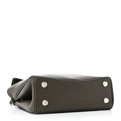 Balenciaga  Natural Smooth Calfskin Mini Rodeo Top Handle Handbag - Black