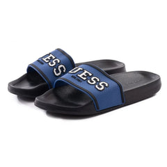 GUESS Elliot Slide Men - BLK/BLU