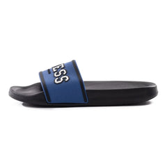 GUESS Elliot Slide Men - BLK/BLU