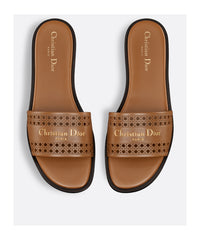Dior D-lane Sandals In Brown