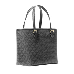 Michael Kors Jet Set Travel Large Logo Tote Bag - Black (Mirror)