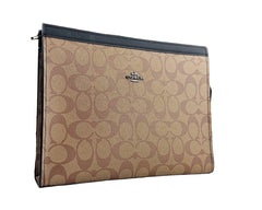 Coach Signature Pouch - Brown