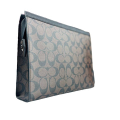 Coach Signature Pouch - Brown/Black