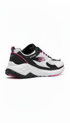Skechers GO WALK Max Cushioning Sneaker- Black/Pink (Mirror)