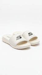 Skechers GOwalk Slide Sandals -  Beige